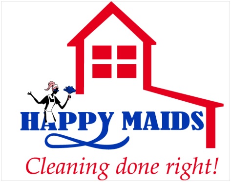Happy maids cleaning done right logo